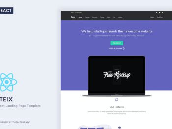 Steix React - Landing Page Template Yazı Tipi