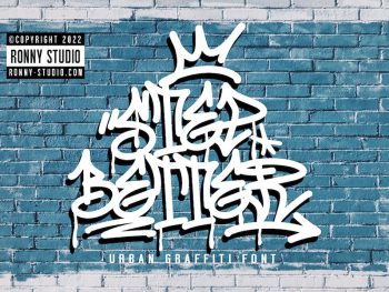 Step Better - Urban Graffiti Tags Yazı Tipi