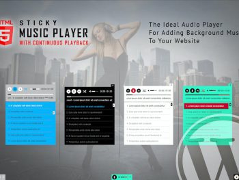 Sticky HTML5 Music Player WordPress Plugin WordPress Eklentisi