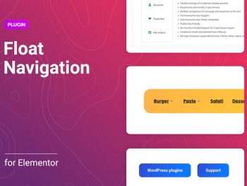 Sticky Navigation Menu for Elementor WordPress Eklentisi