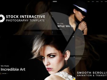 Stock | Interactive Photography Template Yazı Tipi