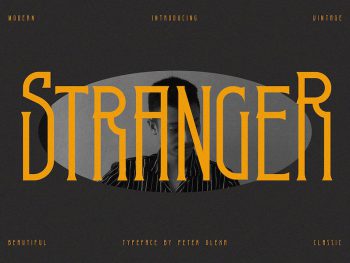 Stranger Vintage Sharp Serif Yazı Tipi