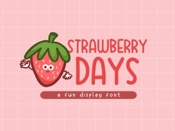 Strawberry Days Yazı Tipi