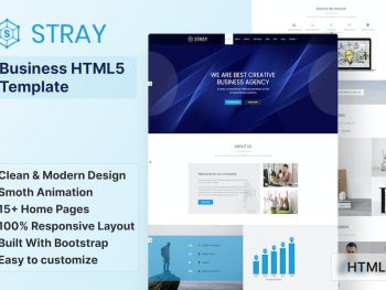 Stray - Business Landing Page HTML Template Yazı Tipi