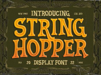 String Hopper Yazı Tipi