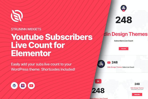 Struninn - Youtube Subscribers Live Count WordPress Eklentisi