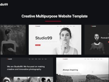 Studio99 - Bootstrap Portfolio Web Template Yazı Tipi