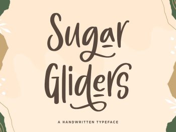 Sugar Gliders - A Handwritten Typeface Yazı Tipi