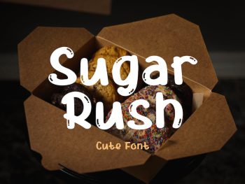 Sugar Rush – Cute Font Yazı Tipi