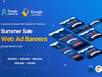 Summer Sale Banners Ad - GWD & PSD Yazı Tipi