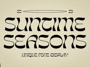 Suntime Seasons Yazı Tipi