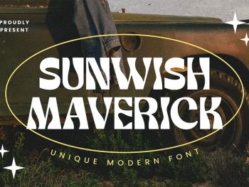Sunwish Maverick - Experimental Yazı Tipi