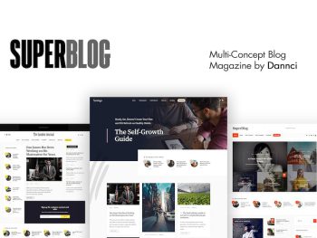 SuperBlog - Powerful Blog & Magazine Theme WordPress Teması