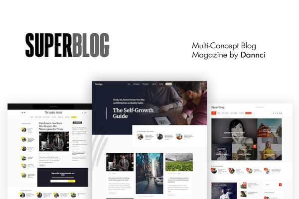 SuperBlog - Powerful Blog & Magazine Theme WordPress Teması