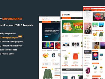 Supermarket - MultiPurpose HTML 5 Template Yazı Tipi