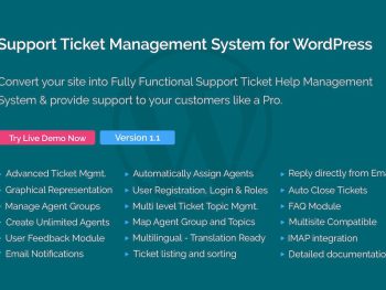 Support Ticket Management System for WordPress WordPress Eklentisi