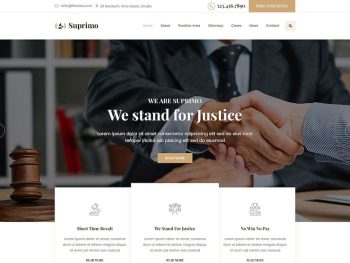 Suprimo | Lawyer Attorney Website HTML Template Yazı Tipi