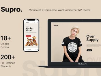 Supro - Minimalist WooCommerce WordPress Teması