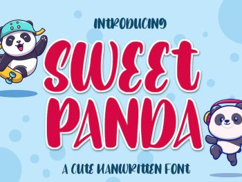 Sweet Panda - Display Font Yazı Tipi