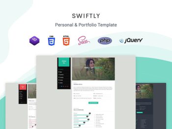 Swiftly - Personal & Portfolio Template Yazı Tipi