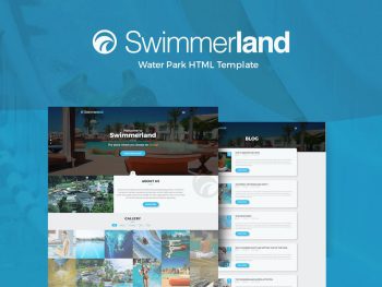 Swimmerland - Water Park HTML Template Yazı Tipi