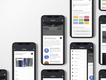 Swipebody | Mobile Website Template Yazı Tipi