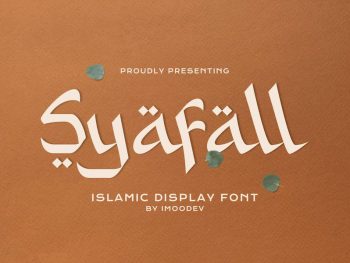 Syafall - Modern Arabic Fonts Yazı Tipi