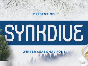 Synkdive Font Yazı Tipi