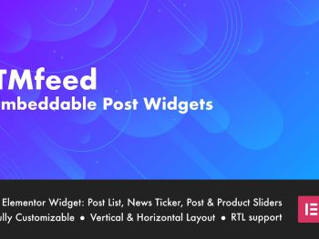 TMfeed - Embeddable Post Widgets For Elementor WordPress Eklentisi
