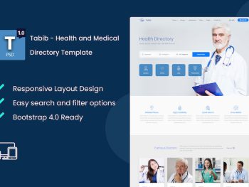 Tabib - Health and Medical Directory Template Yazı Tipi