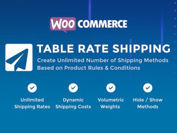 Table Rate Shipping - WooCommerce WordPress Eklentisi