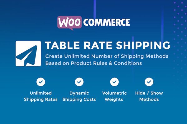 Table Rate Shipping - WooCommerce WordPress Eklentisi