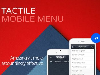 Tactile: WordPress Mobile Menu WordPress Eklentisi