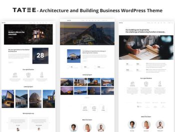Tatee - Architecture and Building WordPress Teması