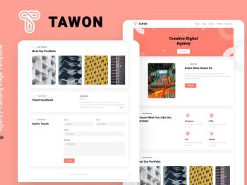Tawon - Agency Landing Page Template Yazı Tipi