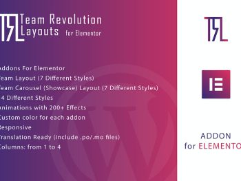 Team Revolution Layouts for Elementor WordPress Eklentisi