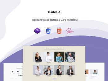 Teamzia - Team Card template Yazı Tipi