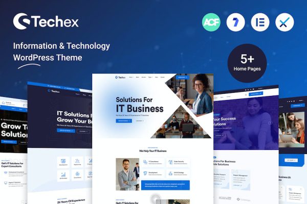 Techex - IT Solutions & Technology WordPress Teması