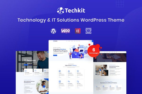 Techkit –Technology & IT Solutions WordPress Teması