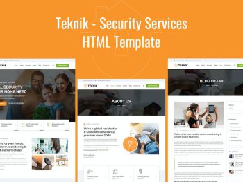 Teknik - Security Services HTML Template Yazı Tipi
