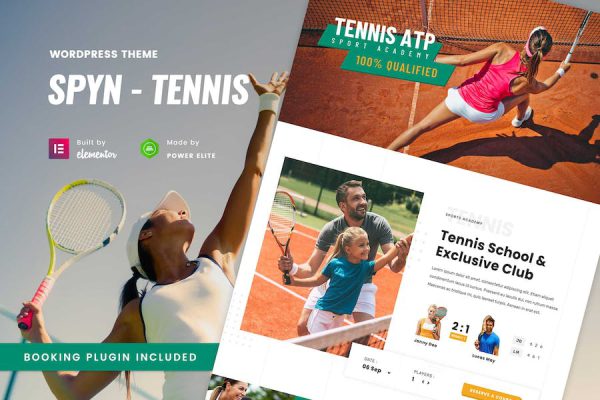 Tennis Club WordPress Teması