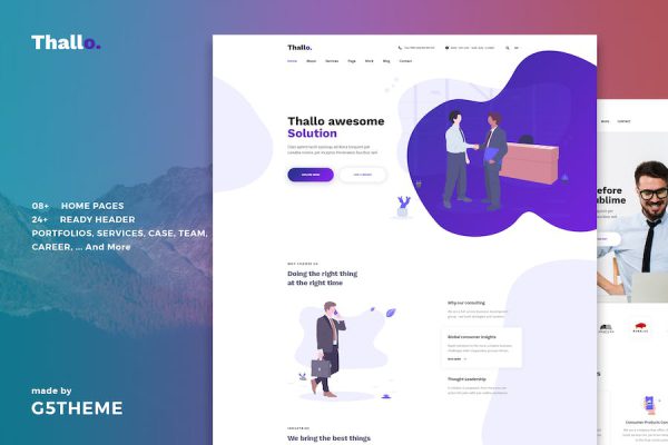 Thallo – Consulting & Finance WordPress Teması