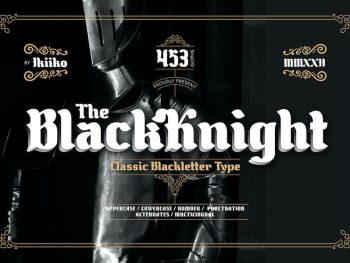 The Black Knight Yazı Tipi