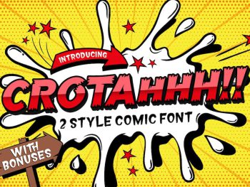 The Crotah Comic Style Font Yazı Tipi