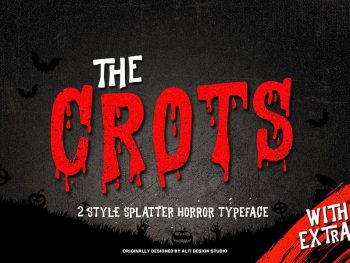 The Crots Typeface Yazı Tipi