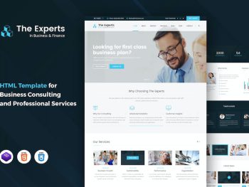 The Experts - Business Consulting Template Yazı Tipi