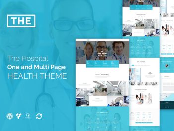 The Hospital - One and Multi Page Health Theme WordPress Teması
