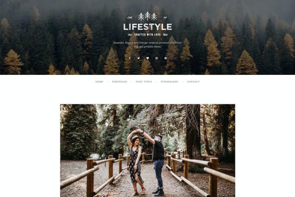 The Lifestyle -  Blog & Portfolio Theme WordPress Teması