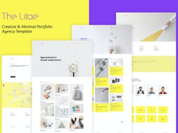 The Litae - Creative Portfolio / Agency Template Yazı Tipi