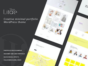 The Litae - Minimal Portfolio WordPress Teması